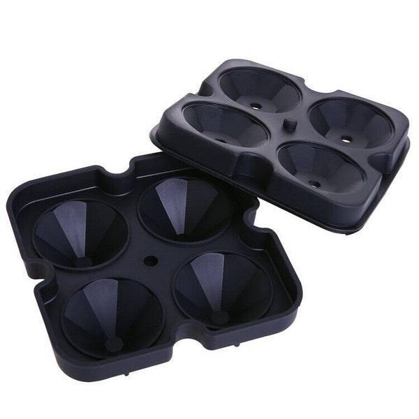 Large Ice Diamond Maker Ice Cube Tray Skull Ice Cube Cocktails Molds Whiskey