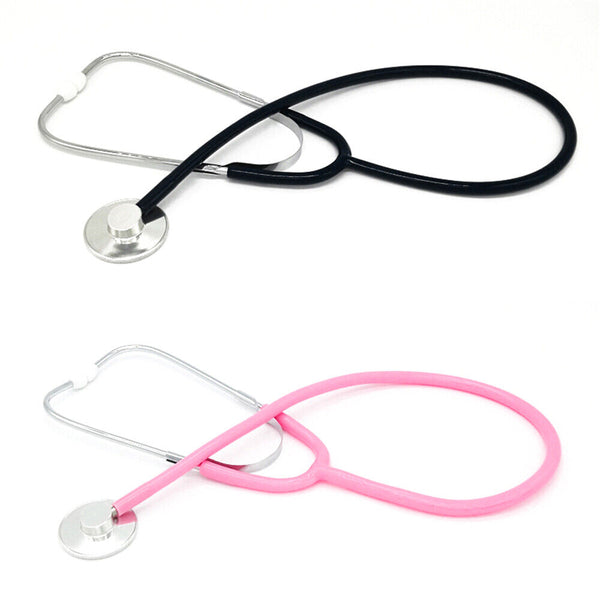 1/2x Professional Stethoscope Single Head Doctor Nurse Vet Medical HealthWork - Lets Party