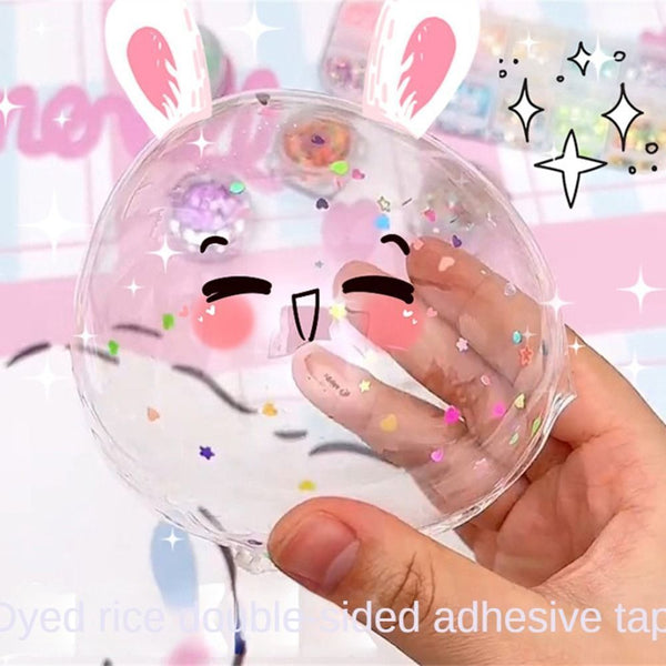 Sets Blowing Bubble Full Set Nano Glue Kneading Nano Tape Nano Adhesive Bubble A