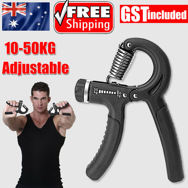 Adjustable Power Hand Grip Forearm Exerciser 10-50Kg Strengthened Gym Trainer
