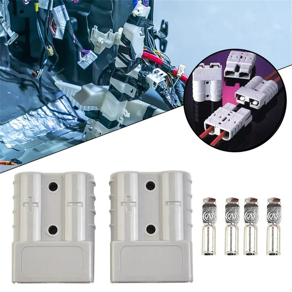 10x Anderson Style Plug connector 50AMP Caravan Trailer Solar 6AWG DC Power Tool