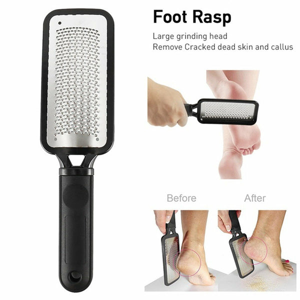 Stainless Steel Foot File Scraper Grater Pedicure Rasp Callus Remover Tool
