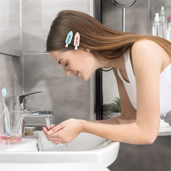 20PCS No Bend Hair Clips No Crease Clip Fix Pin Barrette Makeup Women Malalon AU