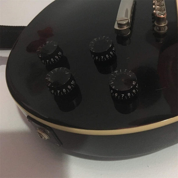 4/8/12X Black Electric Guitar Control Speed Tone Volume Knobs Replacement Parts