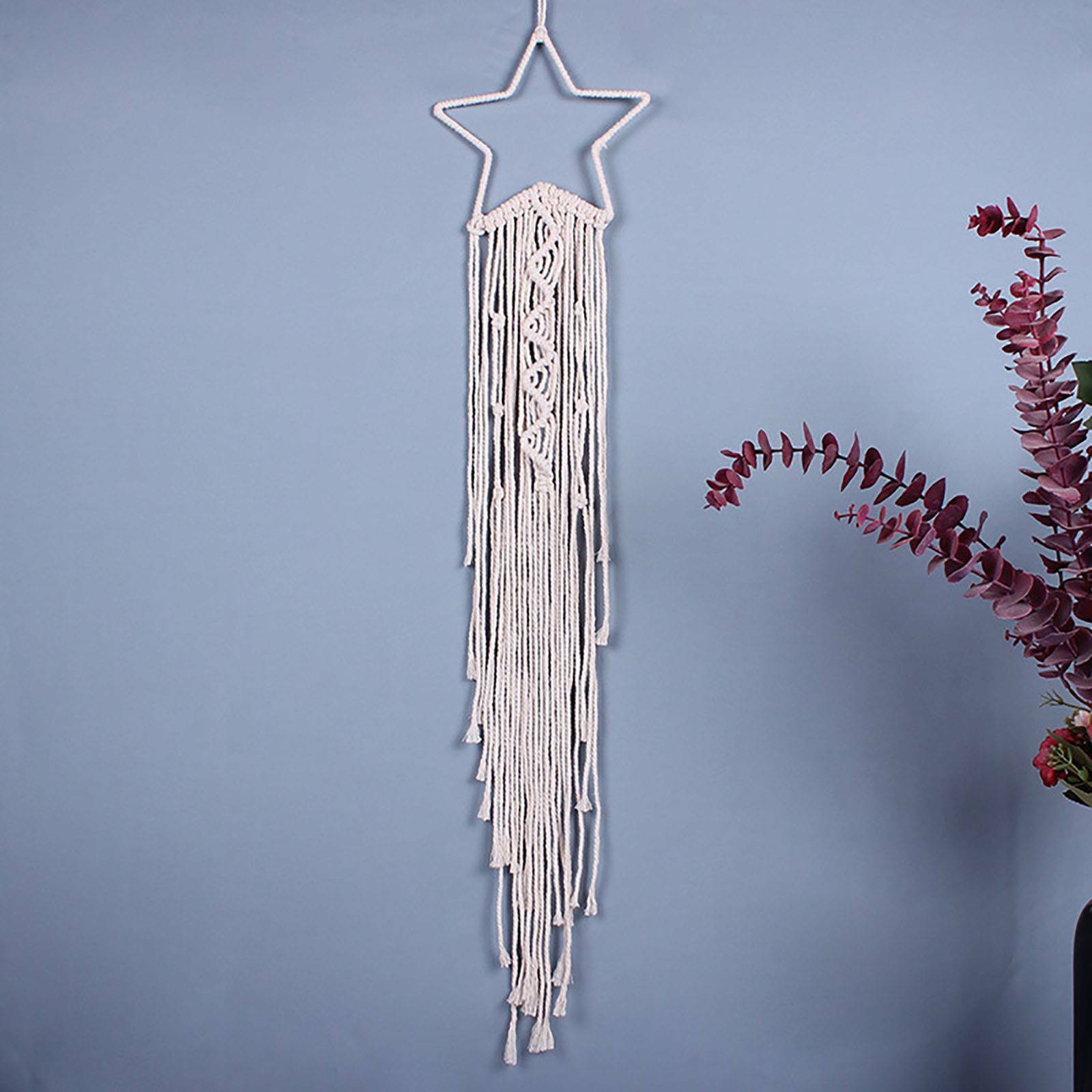 Wall Hanging Kids Room Nursery Dreamcatcher Moon Star Handmade Dream Catcher
