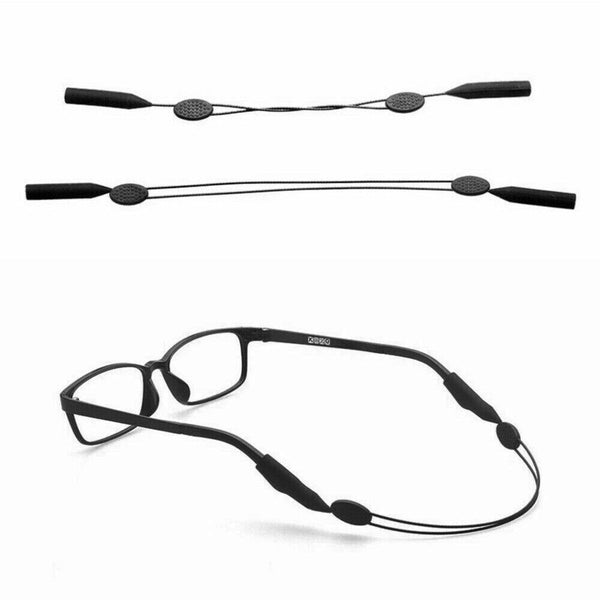 2x Adjustable Silicone Cord Sunglasses Reading Glasses Spectacles Eyeglass Strap