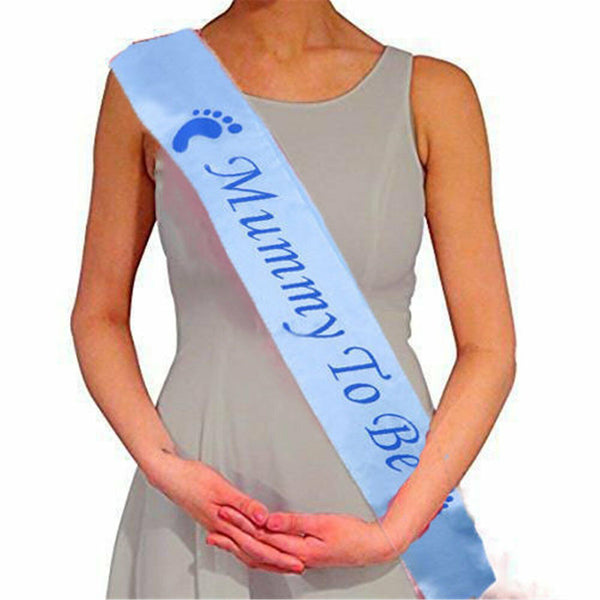 Baby Shower Sash Mum pregnant Boy Girl Sister Mummy Party Sashes Shoulder Strap