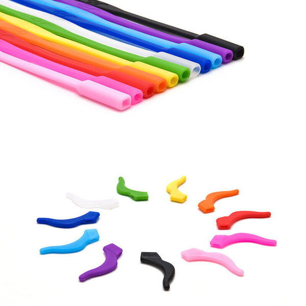 Silicone Glasses Lanyard Eyeglasses Holder Neck Cord Strap Ear Grip Hooks Kids