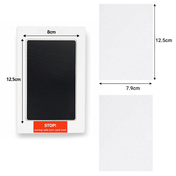 Baby Handprint Footprint Paw Print Keepsake Card Photo Frame Kit for Newborn Pet - Lets Party