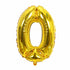 40cm Gold Foil Number Balloons  Birthday Wedding Party Decorations - Lets Party