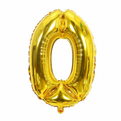40cm Gold Foil Number Balloons  Birthday Wedding Party Decorations