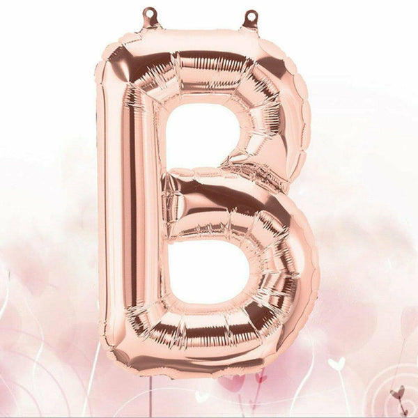 40cm Birthday Foil Balloons Letter Balloon Party Wedding Rose Gold 16