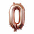 100cm Rose Gold Foil Balloon Number Helium Jumbo Balloons Wedding Party Birthday - Lets Party