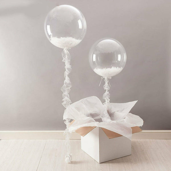 40 55 90cm Clear Round Giant Bubble BOBO Balloon Birthday Wedding Party Balloons - Lets Party