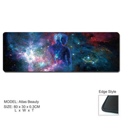 Extra Large Atlas Beauty Mousepad Keyboard Pad Mouse Mat Desktop Game Laptop Computer