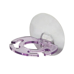 Toothbrush Holder Wall Mount Sucker Bathroom Suction Cup Toothpaste Storage Rack
