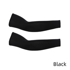 Black Cooling Sport Arm Stretch Sleeves Sun UV Protection Covers Cycling Golf Unisex