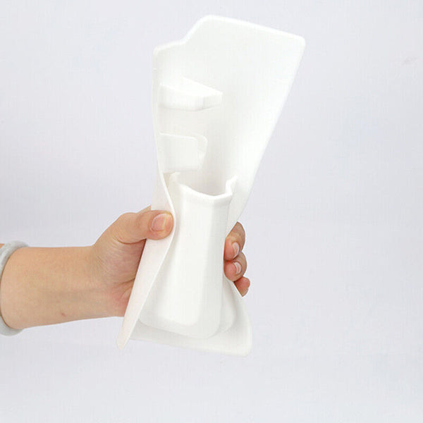 1PC Grey Space Toothbrush Holder Shower Organizer Silicone Bathroom Storage Razor - Lets Party