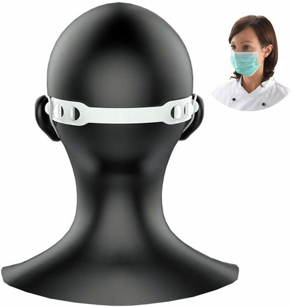 Face Mask Adjustable Ear Hook Strap Extension Release Pain Ear Saver Buckle  - Lets Party
