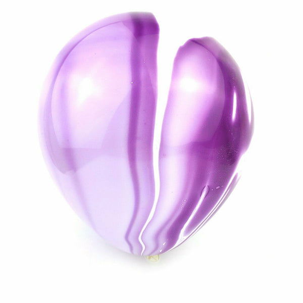 Latex Purple White Marble Balloons 30cm Helium Birthday Party Wedding Balloon - Lets Party