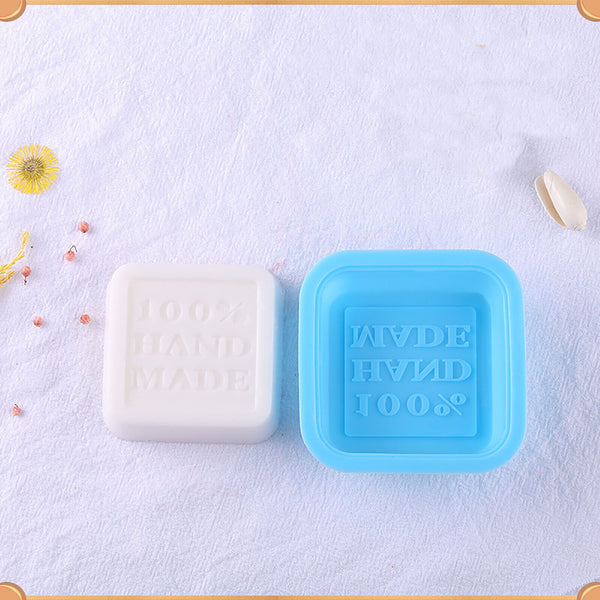 24pcs Silicone Soap Mould For DIY Handmade Soap Making Square Shape Molds AU