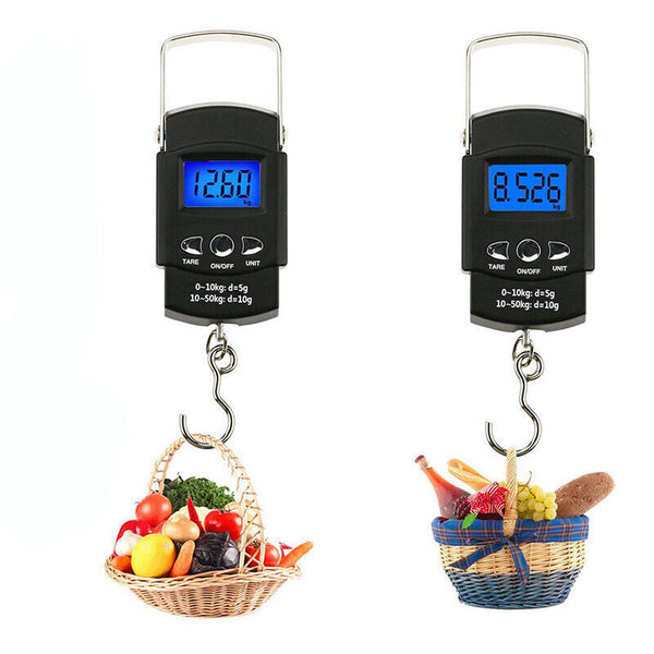Portable LCD Digital Electronic Fishing Travel Luggage Hanging Weighing Scale AU