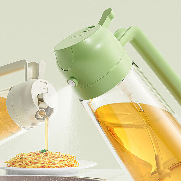 2 In 1 Spray Bottle Kitchen Cooking Oil Dispenser Dual-Purpose Sauce Sprayer