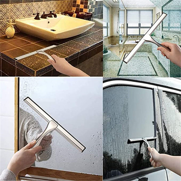 Car Wash Cleaner Screen Tile Window Mirror Bathroom Shower Glass Squeegee Wiper