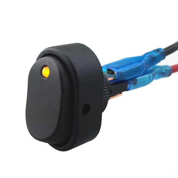 16pcs 12V 30A Heavy Duty Red LED OFF/ON Rocker Toggle Switch Car Motor Boat AU