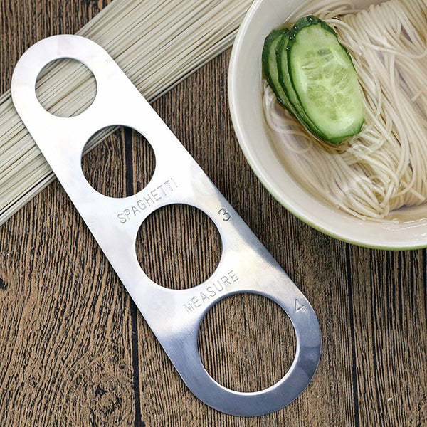 2X Stainless Steel Pasta Serving Size Measuring Tool Spaghetti Noodle Portion A