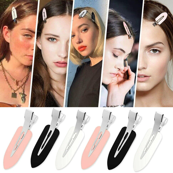 12/24X No Bend Hair Clips No Crease Hair Clips Fix Pin Barrette For Makeup Women