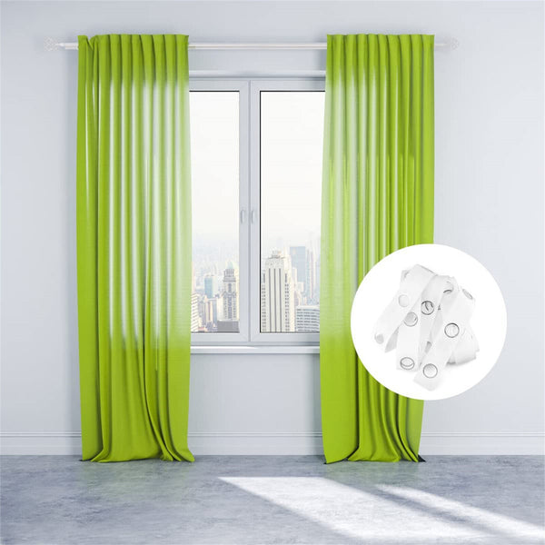 10 Meters Curtain Heading Tape With 80 Round Eyelet Rings For Curtain Blinds AUS