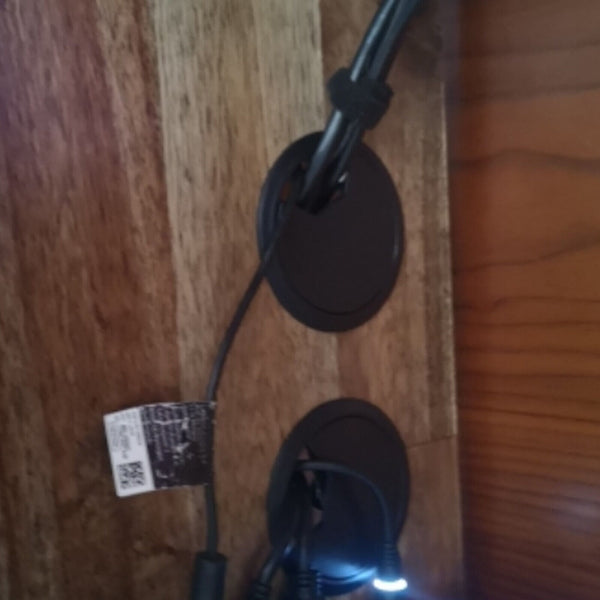 12pcs Computer Desk Table Grommet Cable Tidy Surface Port Wire Hole Cover 50mm