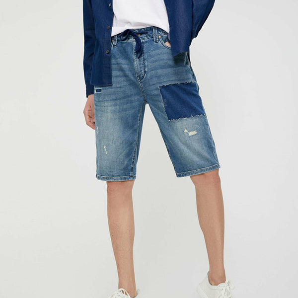 24Pcs 12.5x9.5CM Assorted Iron On Denim Fabric Mending Patches Repair Kits DIY