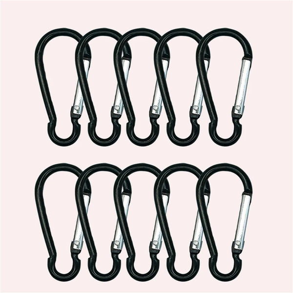 20Pcs Aluminum Alloy Carabiner Clip Clasp Hook Keyring Camping Carabina AU STOCK