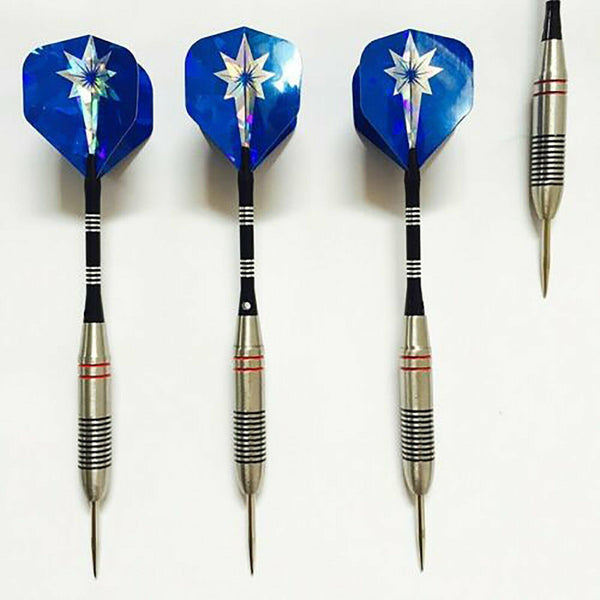 3PCS/Set 24g Professional Stainless Steel Tip Darts Aluminum Barrel 163mm Blue