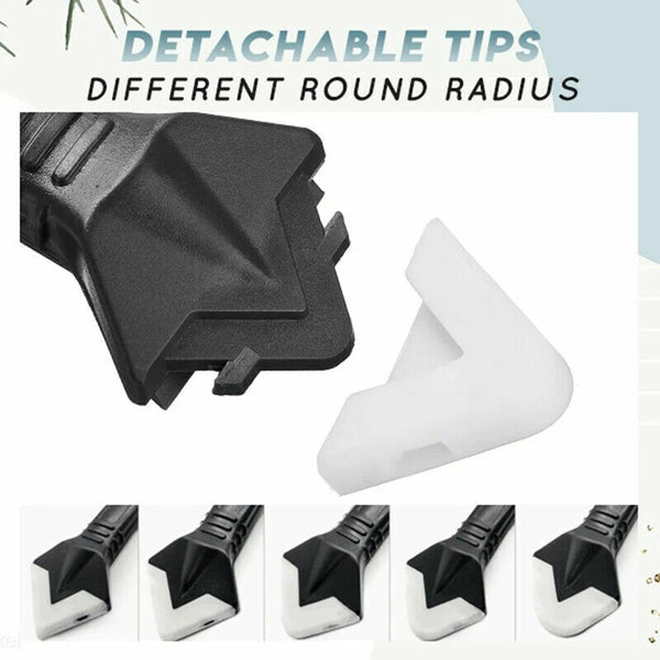3 in 1 Silicone Caulking Tool Removal Residue Scraper Kit Sealant Replace Set AU