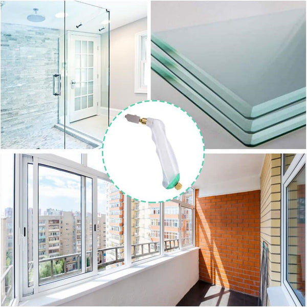 Professional Stained Glass Cutting Tool Pistol Grip Oil Feed Glass Cutter Cut AU