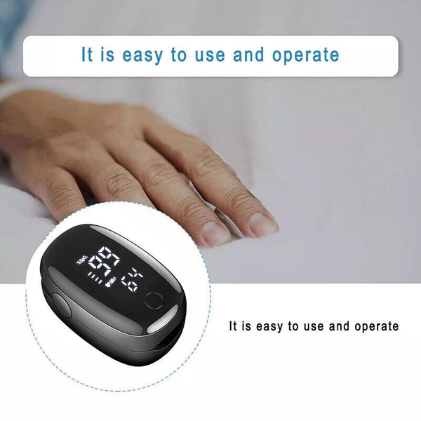 Oximeter Professional Heart Rate Finger Saturation Monitor Pulse Blood Oxygen AU