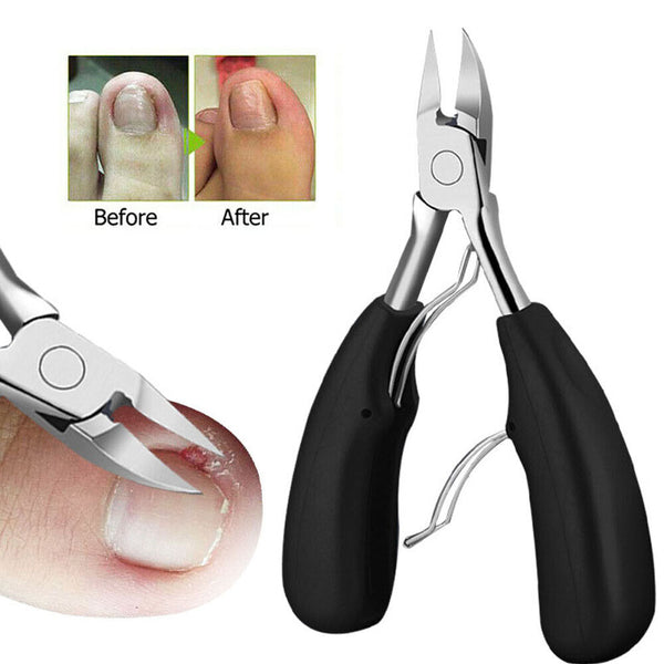 Blue Toe Nail Cutter Clipper Nipper Chiropody Fungus Ingrown Scissors Tool Heavy Duty - Lets Party