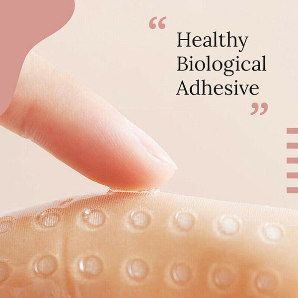 2Pcs Soft Anti-Slip Invisible Shoulder Pads Naturally Increased Silicone /Sponge