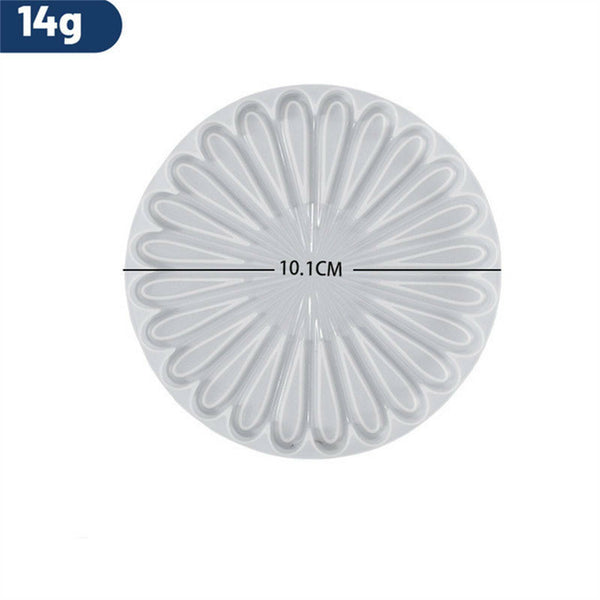 3X Flower Silicone Coaster Mat Storage Holder Set Resin Casting Mold Epoxy Mould