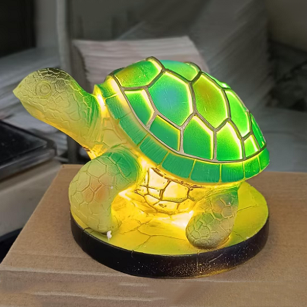 Animal Table Lamp Stained Glass Stained Night Light Retro Desk Lamps Xmas Gift