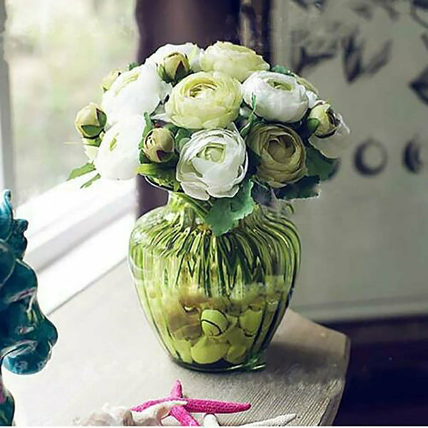 14Kinds Artificial Bouquet Silk Flowers Blossom Rose Peony Home Wedding Decor AU