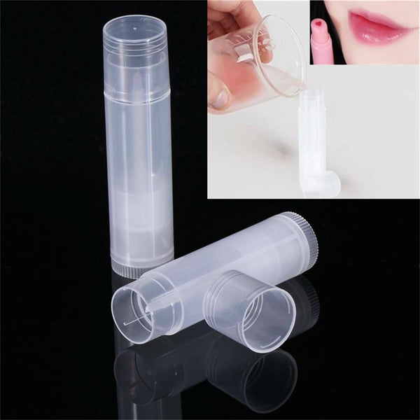 200X Empty Lip Balm Lip Gloss Tubes Lipstick Stick Tube Bottle Container ClearAU - Lets Party