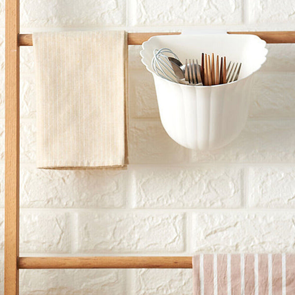 4PCS Hanging Folding Kitchen Trash Can, Mini Trash Can For Kitchen Cabinet Door - Lets Party