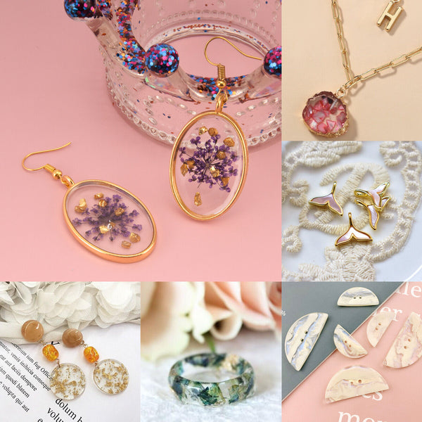 Hard UV Resin Glue Clear Crystal DIY Handmade Epoxy Crafts Casting Jewelry Mold