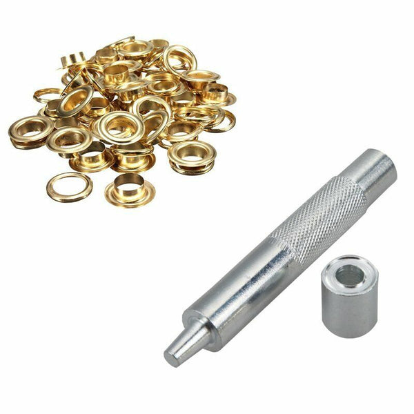 Tarp Repair Kit Grommet Eyelet Punch Set 50 100 200 Tarpaulin Awning Tent AU