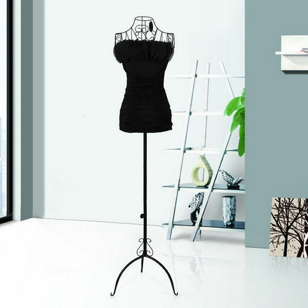 Adjustable Mannequin Metal Iron Cloth Wire Dress Boutique Wedding Holder Display