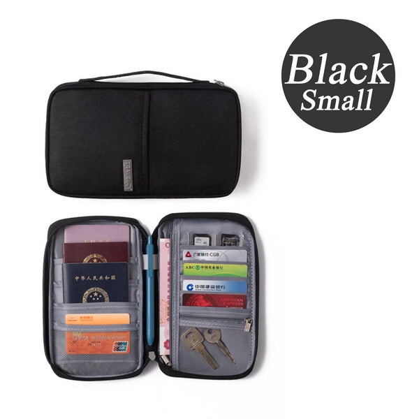 Waterproof Passport Holder Travel Document Wallet RFID Bag Family Case Organizer